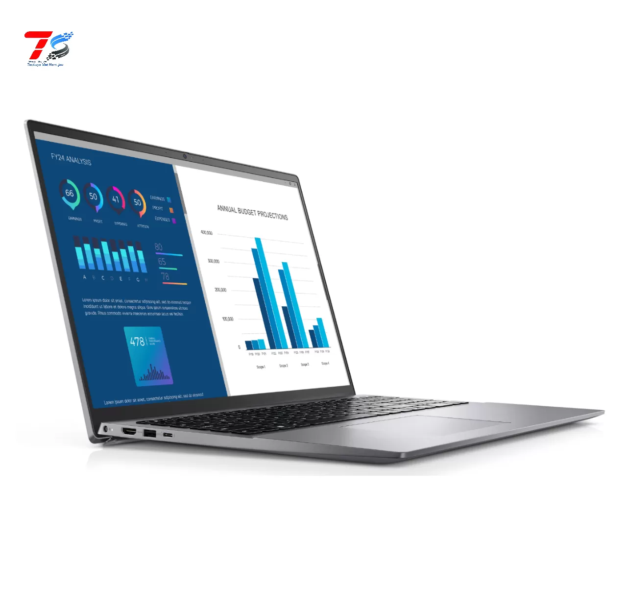 Máy tính xách tay Dell VOS16 5630 i7-1360P/16GD5/512SSD/16FHD+/W11SL/RTX2050-4G (THT7N)